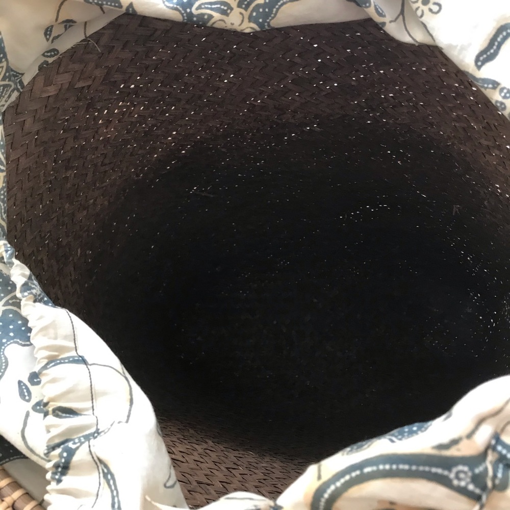 Authentic Philippine Woven Rattan Backpack. - Picture 4 of 4